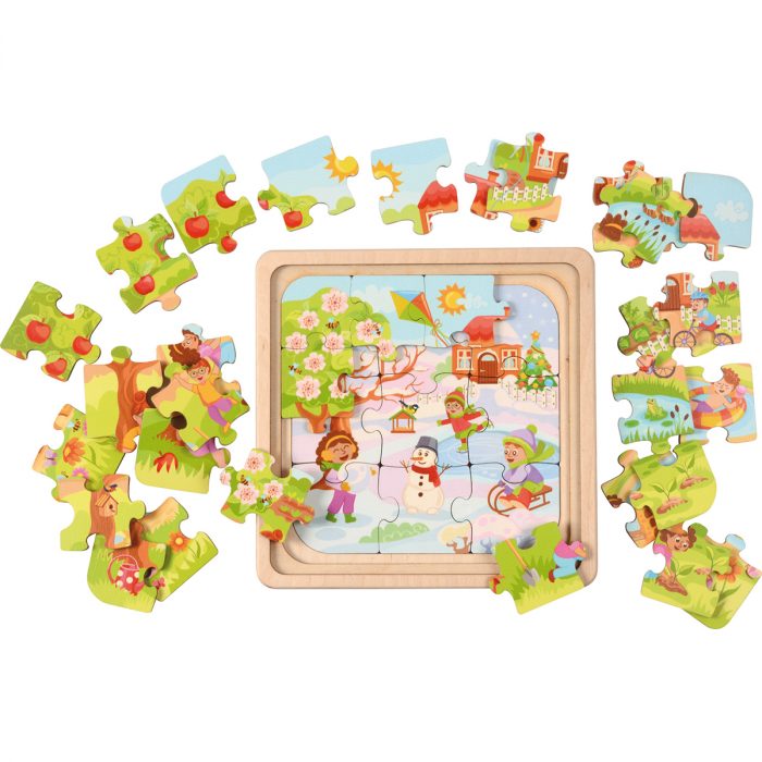 Lebenszyklus-Puzzle Jahreszeiten – Bild 2