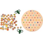 Formen- & Farben-Zuordnungsspiel mit Holzchips