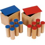 Montessori-Geräuschdosen zum Zuordnen