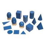 Montessori-Geometrische Körper mit Grundtäfelchen – Bild 3