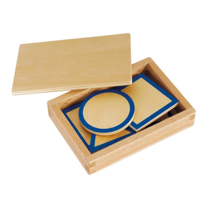 Montessori-Geometrische Grundtäfelchen im Kasten – Bild 3
