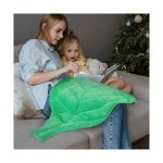 Gewichtsdecke Blatt mit Tonperlen, 2,9 kg – Bild 2