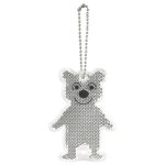 Reflektorbär mit Kette, 7 × 5 cm