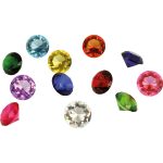 Diamanten aus Glas, Ø 30 mm, 12er-Set