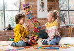 Bioblo Set Classic „Sunshine“ mit Filzkorb – 600 Bausteine – Bild 5