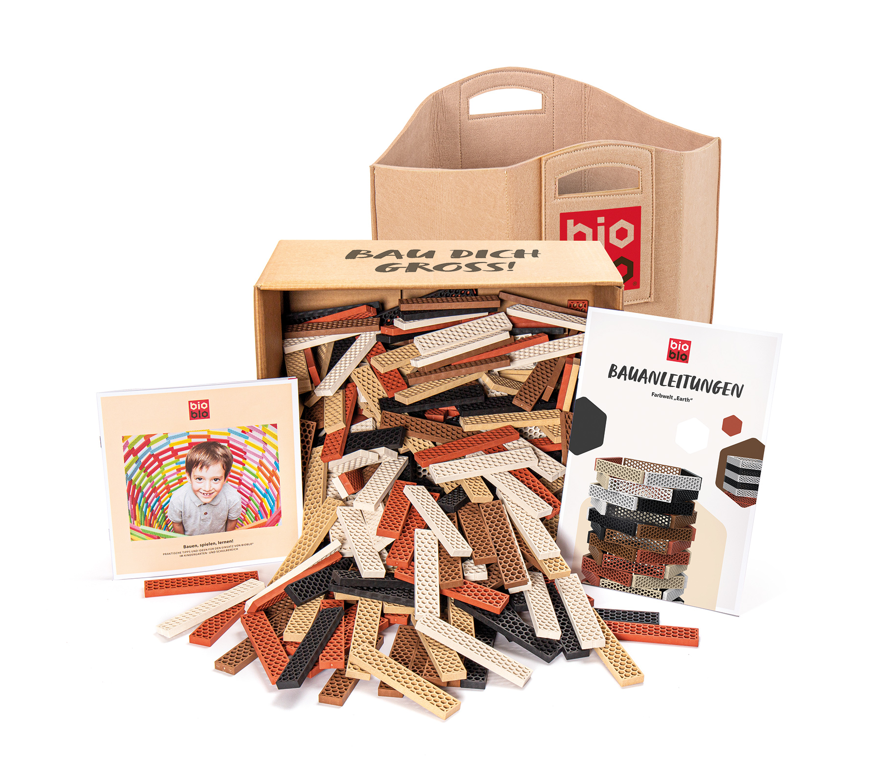 13044-1-product-rgb.jpg Bioblo Bioblo Earth + basket, 600pcs – Bild 1