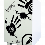 baff Erwachsenen-Cajon 42 cm Graffiti weiß