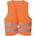 Kinder-Warnweste 49 × 54 cm mit Reflektorstreifen