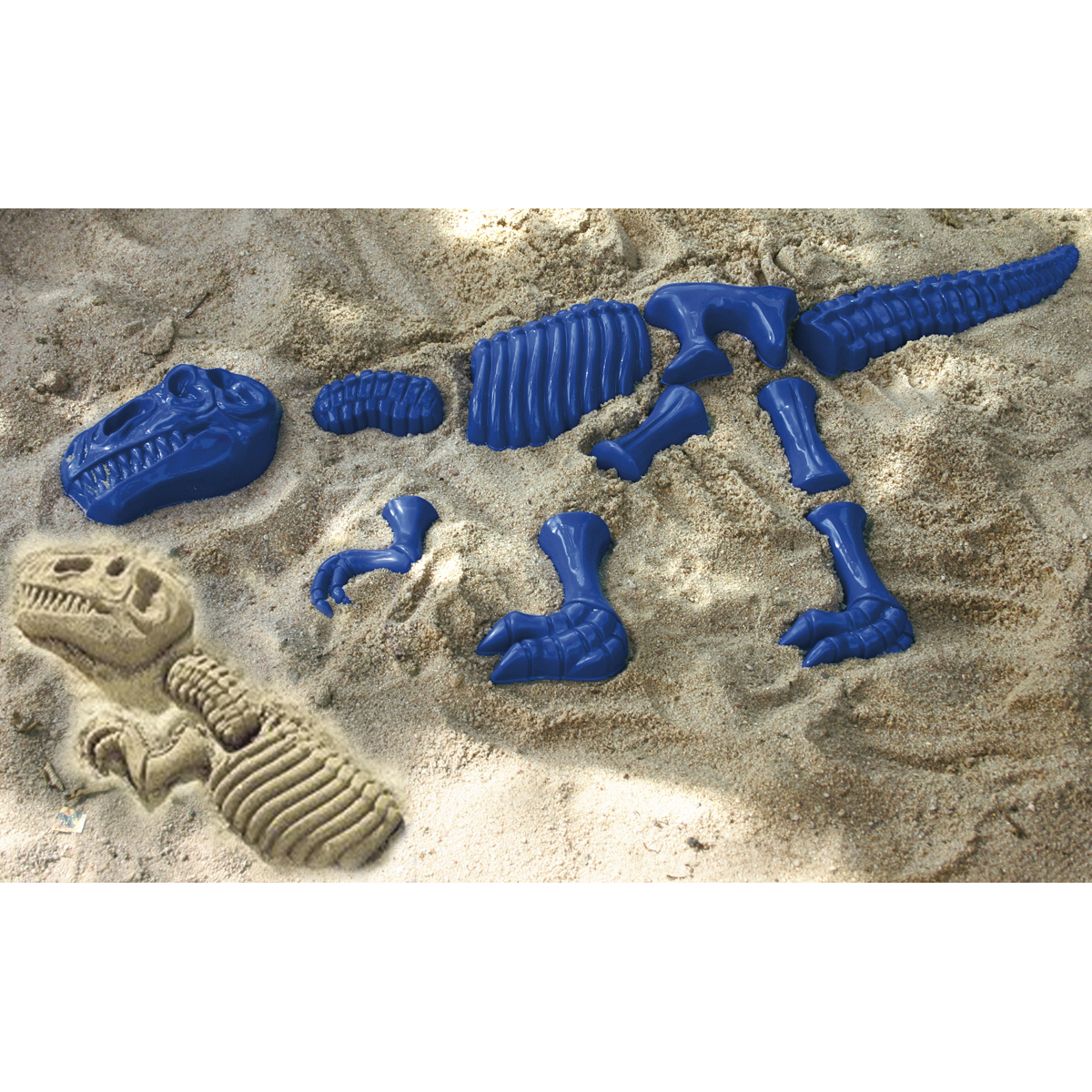 160003_1.jpg T-Rex Sandformen-Set, 10-teilig – Bild 1