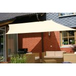 Sonnensegel 3 × 3 m, beige, 90 % UV-Filter