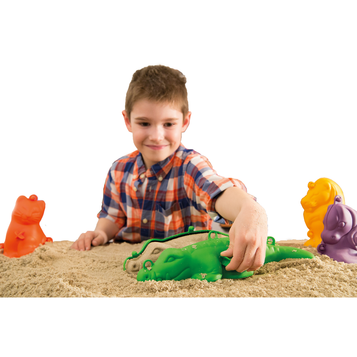 160183_1.jpg 3D-Sandformen Tiere, 4er-Set – Bild 1
