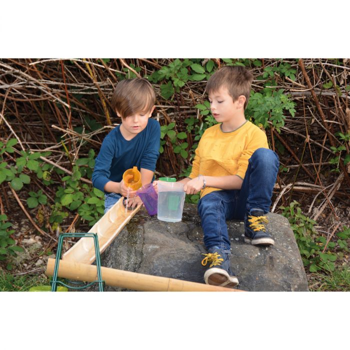 Bambusrinnen 4er Set 120 cm – Bild 2