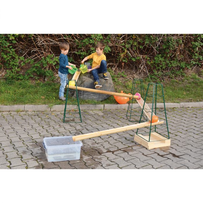 Bambusrinnen 4er Set 120 cm – Bild 3
