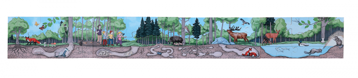 beleduc Bodenpuzzle Entdecke den Wald – Bild 3