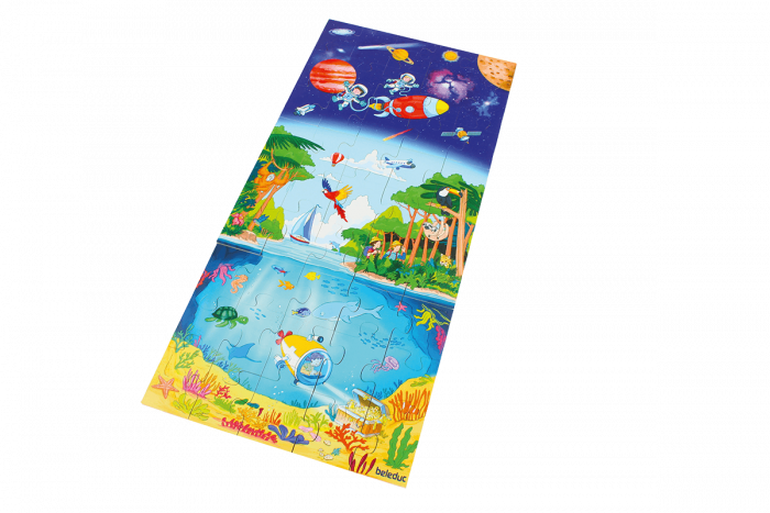 beleduc Bodenpuzzle Tiefsee bis Weltall – Bild 2