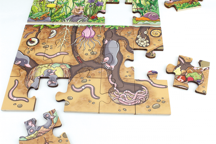beleduc Bodenpuzzle Entdecke die Blumenwiese – Bild 6