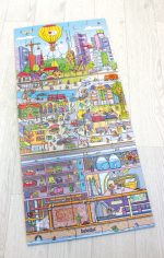 Bodenpuzzle „Stadtleben“ – 45-teiliges XXL Puzzle von beleduc – Bild 12