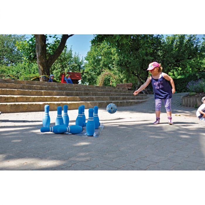 Soft Bowling Set mit 10 Pins und 2 Kugeln – Bild 5