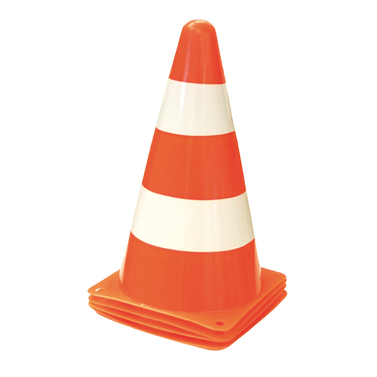 170238_1.jpg Markierungskegel Orange/Weiß 23 cm, 4er-Set – Bild 1