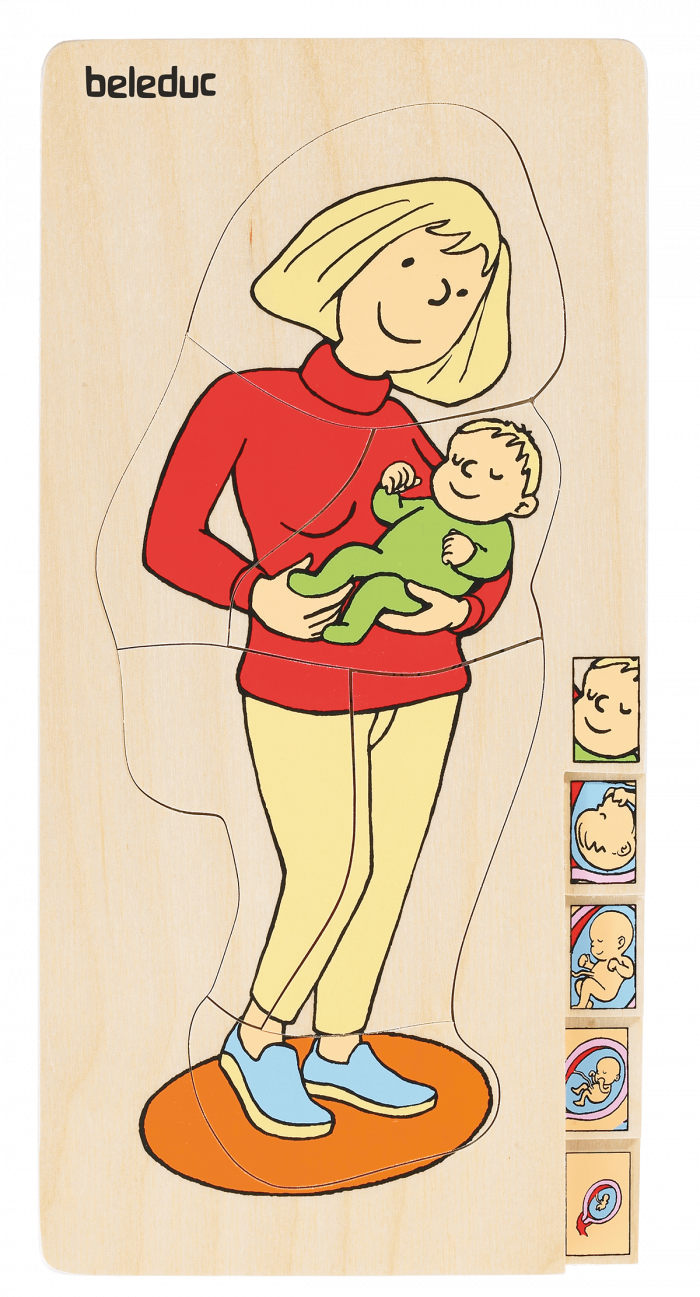 beleduc Lagen-Puzzle „Mutter“ – Entwicklung & Schwangerschaft – Bild 5