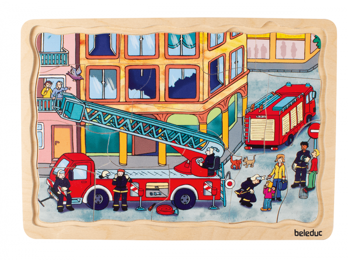 beleduc Lagen-Puzzle „Feuerwehr“ – Einsatz in 5 Lagen – Bild 4