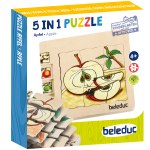 beleduc Lagen-Puzzle „Apfel“ – Entwicklung der Frucht