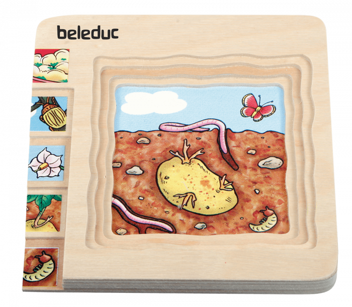 beleduc Lagen-Puzzle Kartoffel – Bild 5
