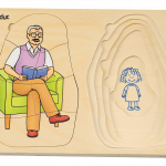 beleduc Lagen-Puzzle „Oma & Opa“ – Lebensphasen entdecken