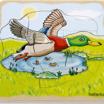 beleduc Lagen-Puzzle „Ente“ – Entwicklung in 4 Lagen