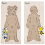 beleduc Lagen-Puzzle-Set Anika & Denis – Bild 4