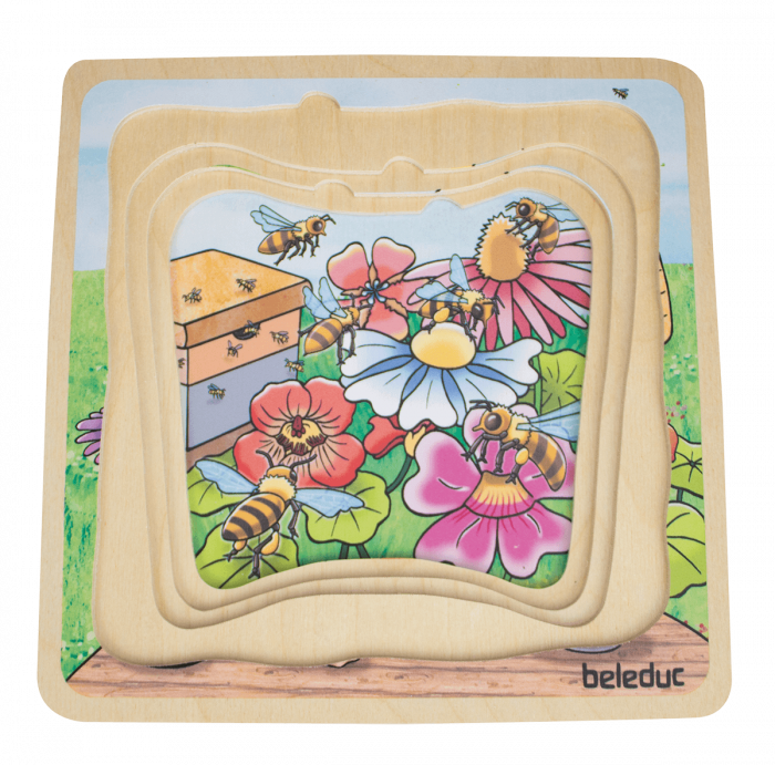 beleduc Lagen-Puzzle „Honig“ – vom Nektar zum Honig – Bild 5