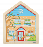 beleduc Lagen-Puzzle „Zuhause“ – das Haus entdecken – Bild 2