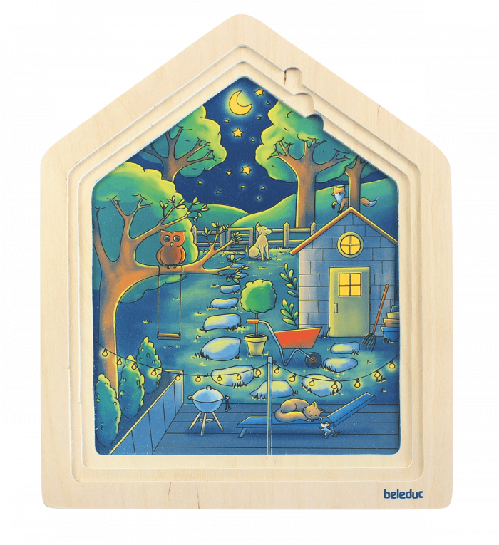 beleduc Lagen-Puzzle „Zuhause“ – das Haus entdecken – Bild 7