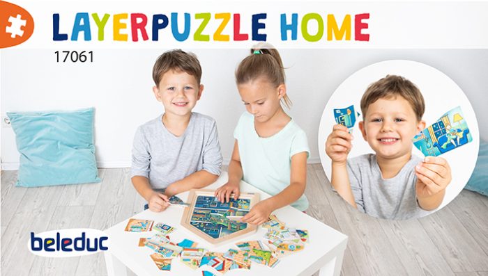 beleduc Lagen-Puzzle „Zuhause“ – das Haus entdecken – Bild 11