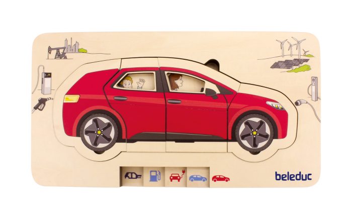 Lagen-Puzzle „Auto“ – Verbrennungs- & Elektromotor von beleduc – Bild 14