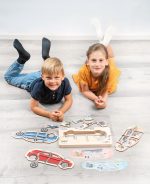 Lagen-Puzzle „Auto“ – Verbrennungs- & Elektromotor von beleduc – Bild 19