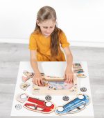 Lagen-Puzzle „Auto“ – Verbrennungs- & Elektromotor von beleduc – Bild 21