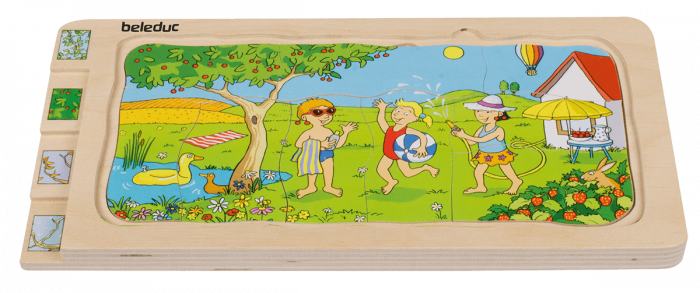 beleduc Lagen-Puzzle „4 Jahreszeiten“ – Wandel der Jahreszeiten – Bild 7