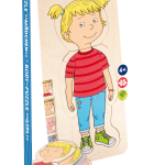beleduc Körper-Puzzle „Mädchen“ – Anatomie in Schichten