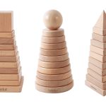 beleduc Holz Steckspiel, 3 Formen