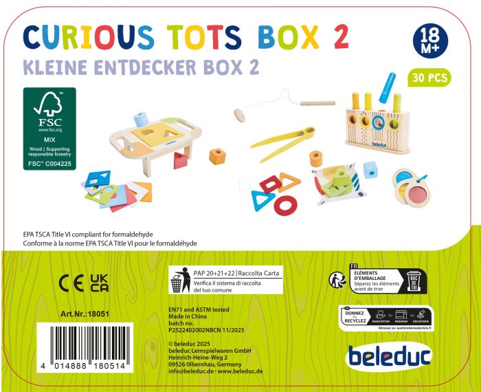 beleduc Kleine Entdecker Box 2, 18M Motorik – Bild 4