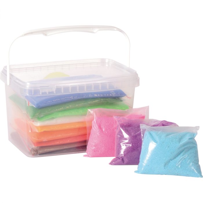 Dekosand 12 Farben 2,4 kg – Bild 2