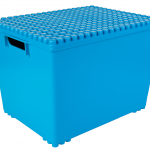 Poly-M Multibox L mit Deckel, blau von beleduc