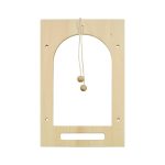 Holzlaterne zum Selbstgestalten 12 × 12 × 19 cm – Bild 2