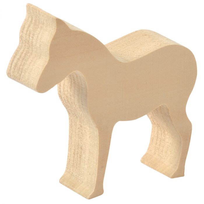 Schnitzholz Bauernhof 3er-Set aus Lindenholz – Bild 3