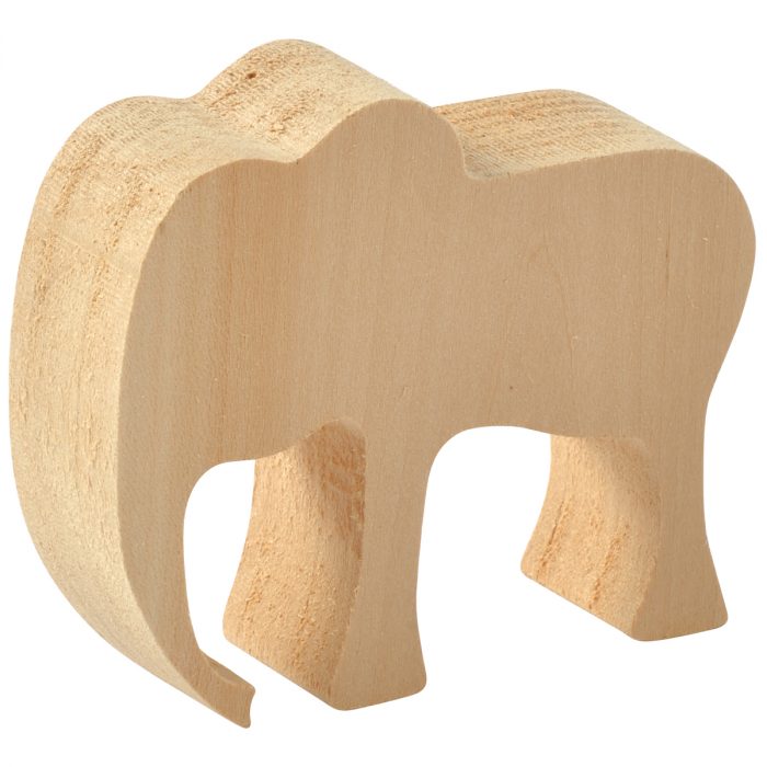 Schnitzholz Zootiere 3er-Set – Bild 3
