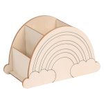 Regenbogen Stifte Box