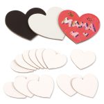 Magnet Leinwandherzen klein 12er-Set – Bild 2