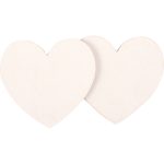 Magnet Leinwandherzen klein 12er-Set – Bild 5