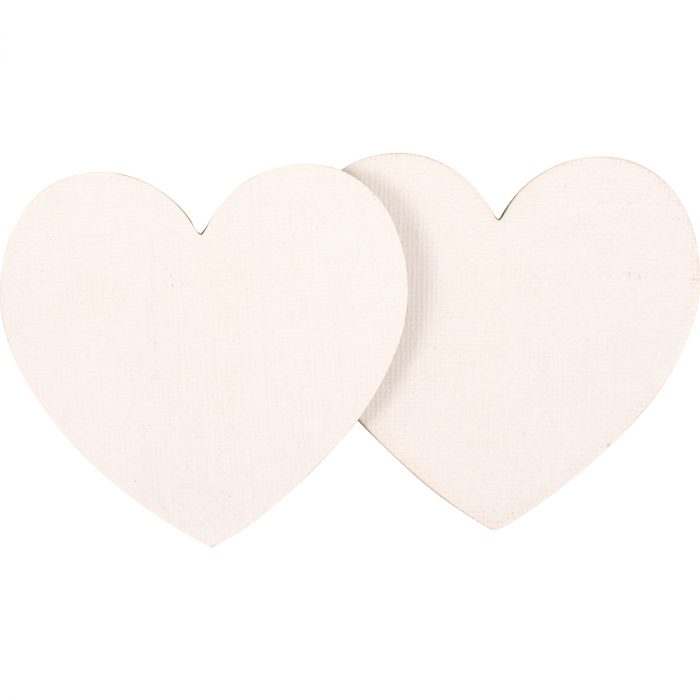 Magnet Leinwandherzen klein 12er-Set – Bild 5